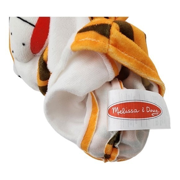 Melissa & Doug 9” ‎ Tiger Hand Puppet Plush Stuffed Head - Picture 5 of 6